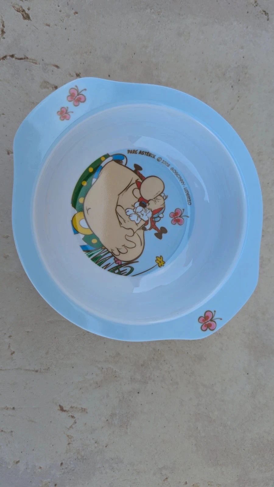 Bol enfant obelix et idefix parc asterix trudeau melamine 2009